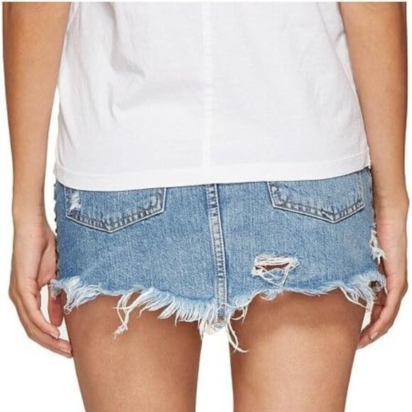 Free People Wild Rose Embroidered Mini Skirt - Picture 6 of 14
